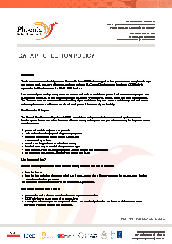 DATA PROTECTION POLICY